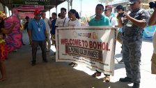 Binibinis arrive in Bohol, Philippines